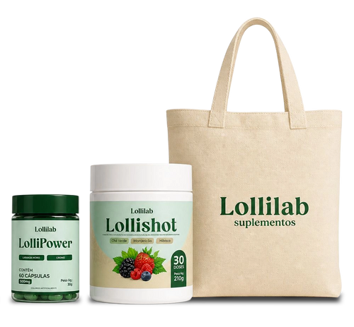 Kit Detox Completo- 1 LolliPower + 1 LolliShot + 1 ecobag
