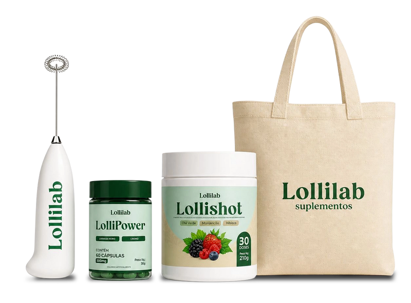 Kit Especial Dia das Mães - 1 LolliPower + 1 LolliShot + 1 ecobag + 1 mixer